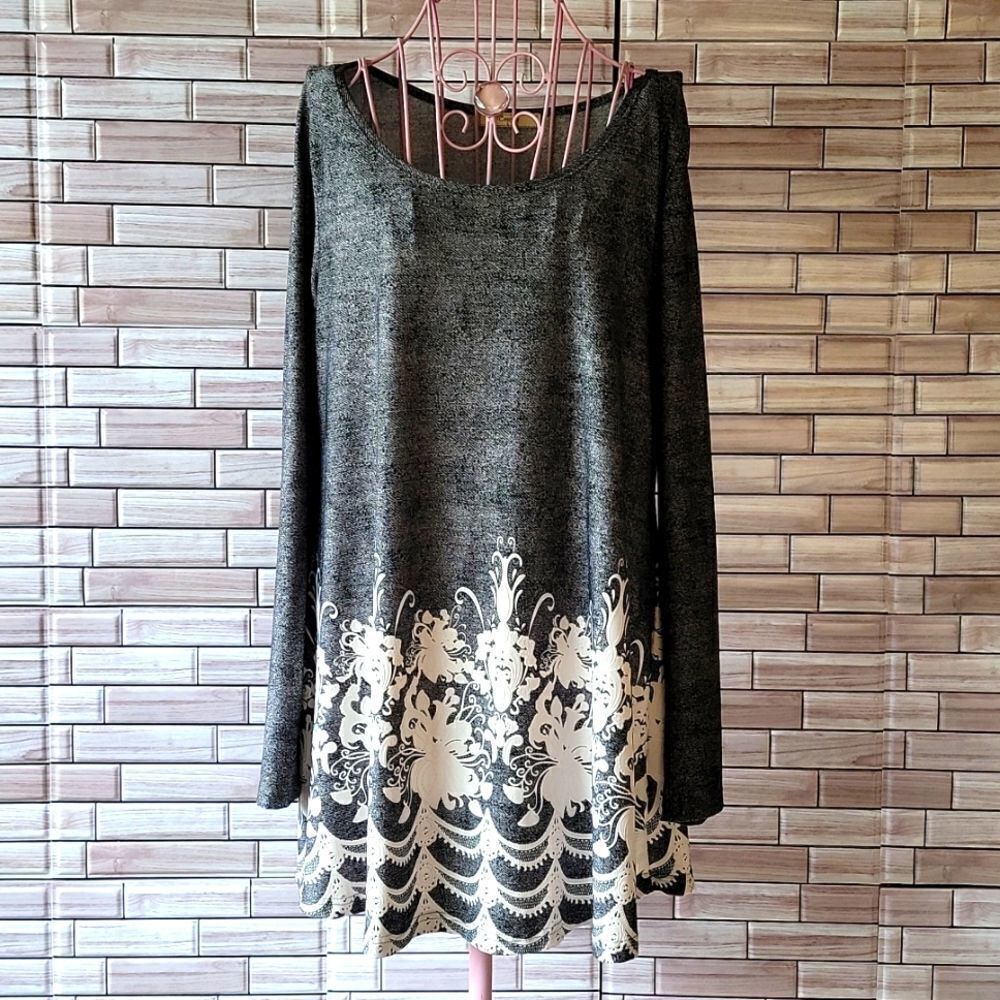 Cestyle tunic blouse with floral print size L